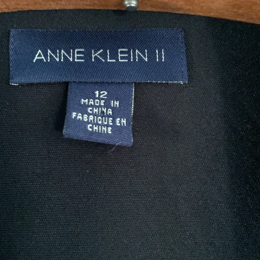 Anne Klein II sz 12 Elegant Black Jumpsuit vintage euc - Picture 4 of 10